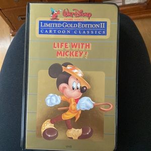 Limited Gold Edition Disney Cartoon Classic VHS